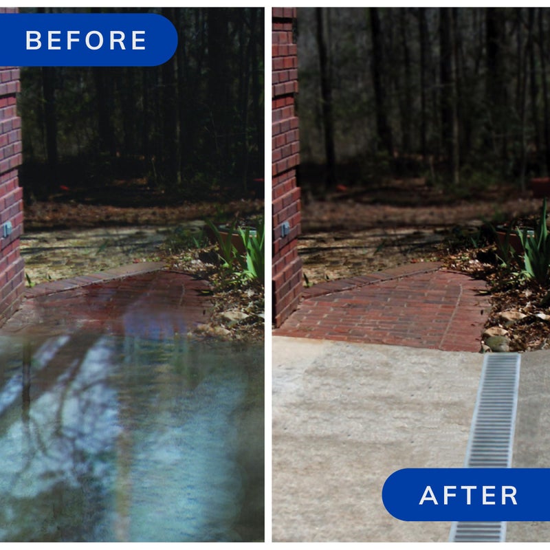 NDS مجموعة تصريف القنوات من سلسلة NDS Pro، 5-1/2 بوصة × 39-3/8 بوصة، قناة عميقة، شبكات فولاذية مجلفنة، أغطية نهائية/مخرج، 5 بوصة - Image 4